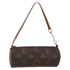 LOUIS VUITTON Monogram Papillon Pouch LV Auth ep12103